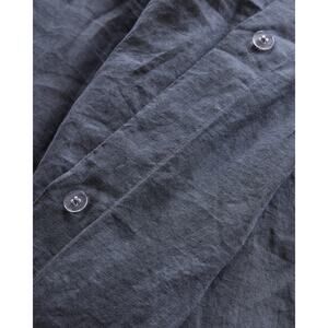 Quince European Linen Duvet Cover SET - Size King Color Nightfall ~ NWOT